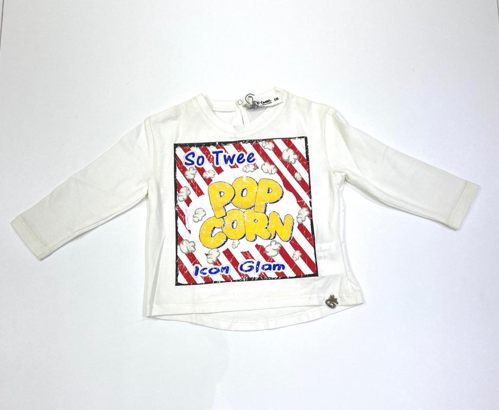 T-shirt pop corn MISS GRANT 