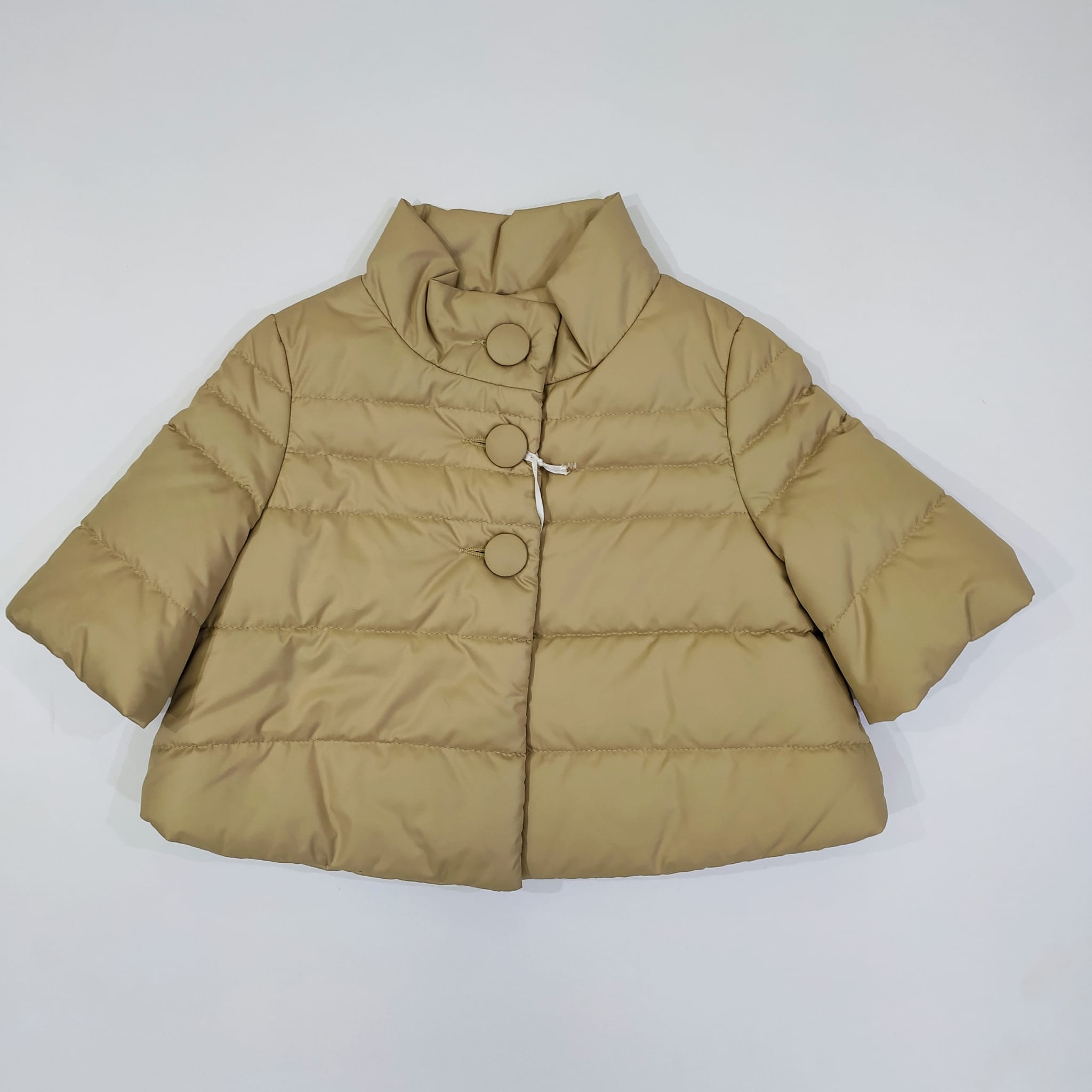 Piumino a campana beige COLORICHIARI