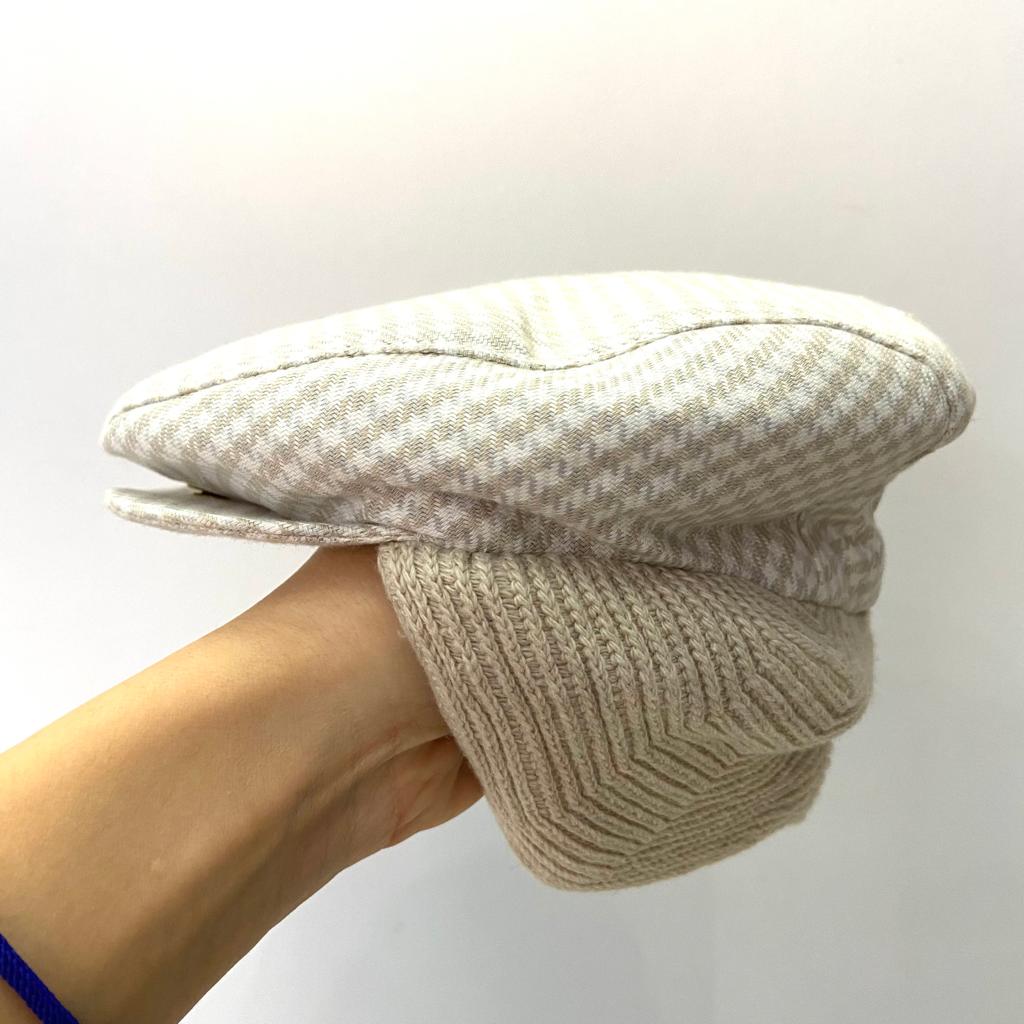 Coppola beige micro pied de poulle BABY A.