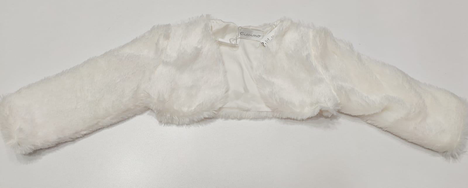 BOLERINO PELUCHE PANNA CICCINO 