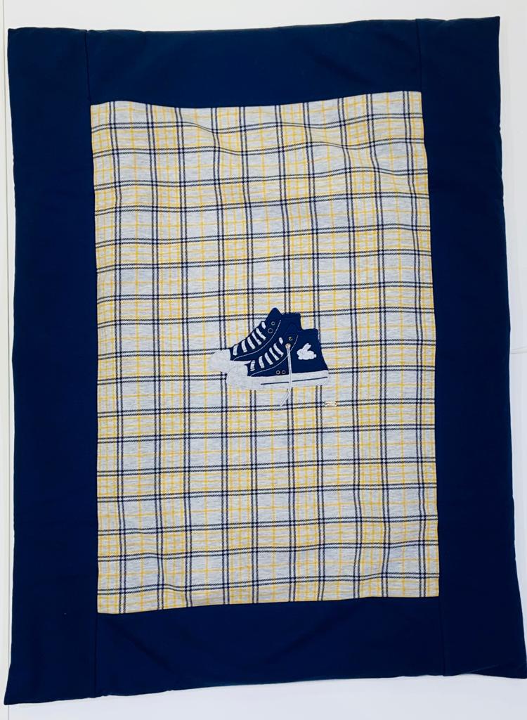 Coperta con scarpe blu NINNAOH