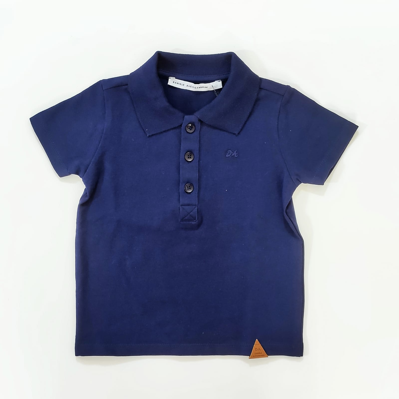 polo blu semplice DANIELE ALESSANDRINI