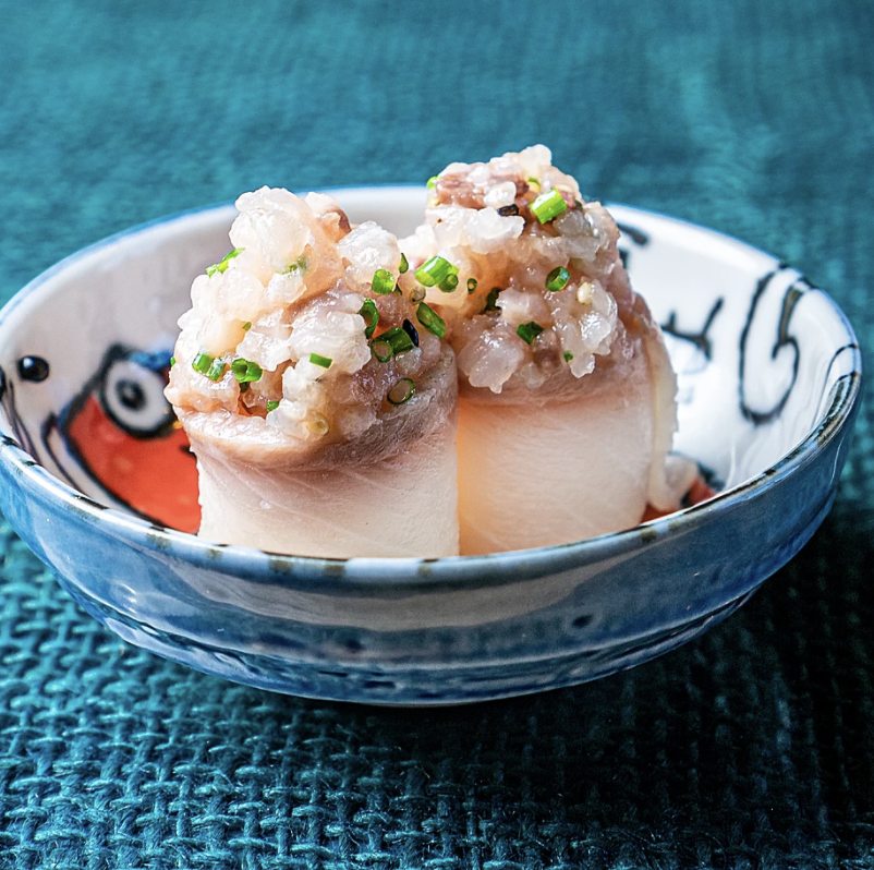 GUNKAN PB e TARTARE PESCE BIANCO 