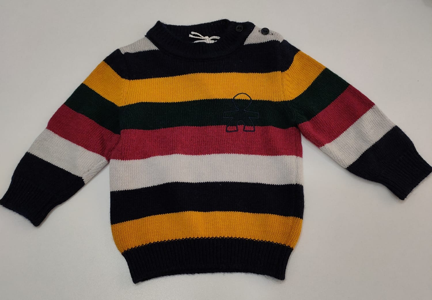 Maglioncino a fasce multicolore LE BEBE