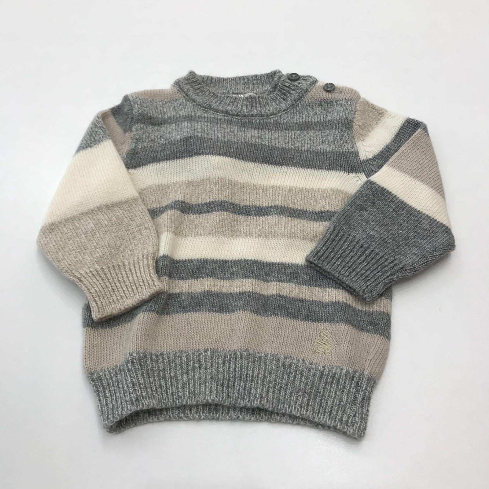 Maglioncino a fasce piccole e grandi multicolore LE BEBE 