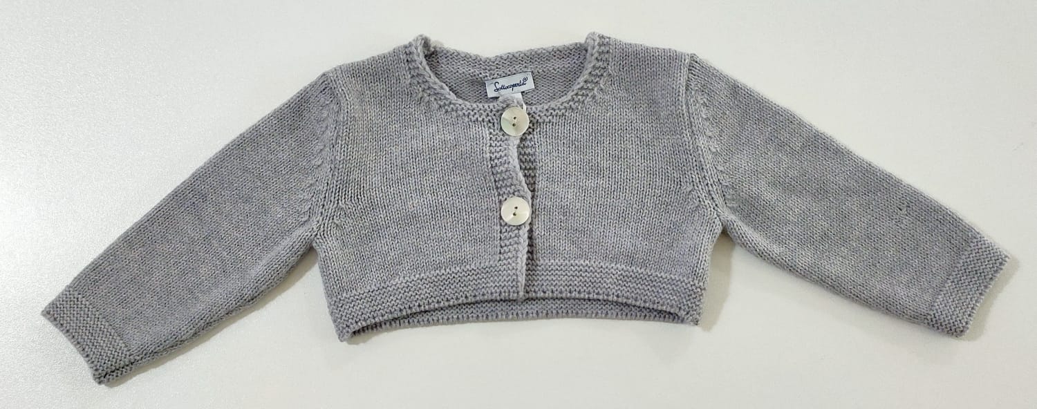 Scaldacuore tricot in filo grigio SOTTOCOPERTA 