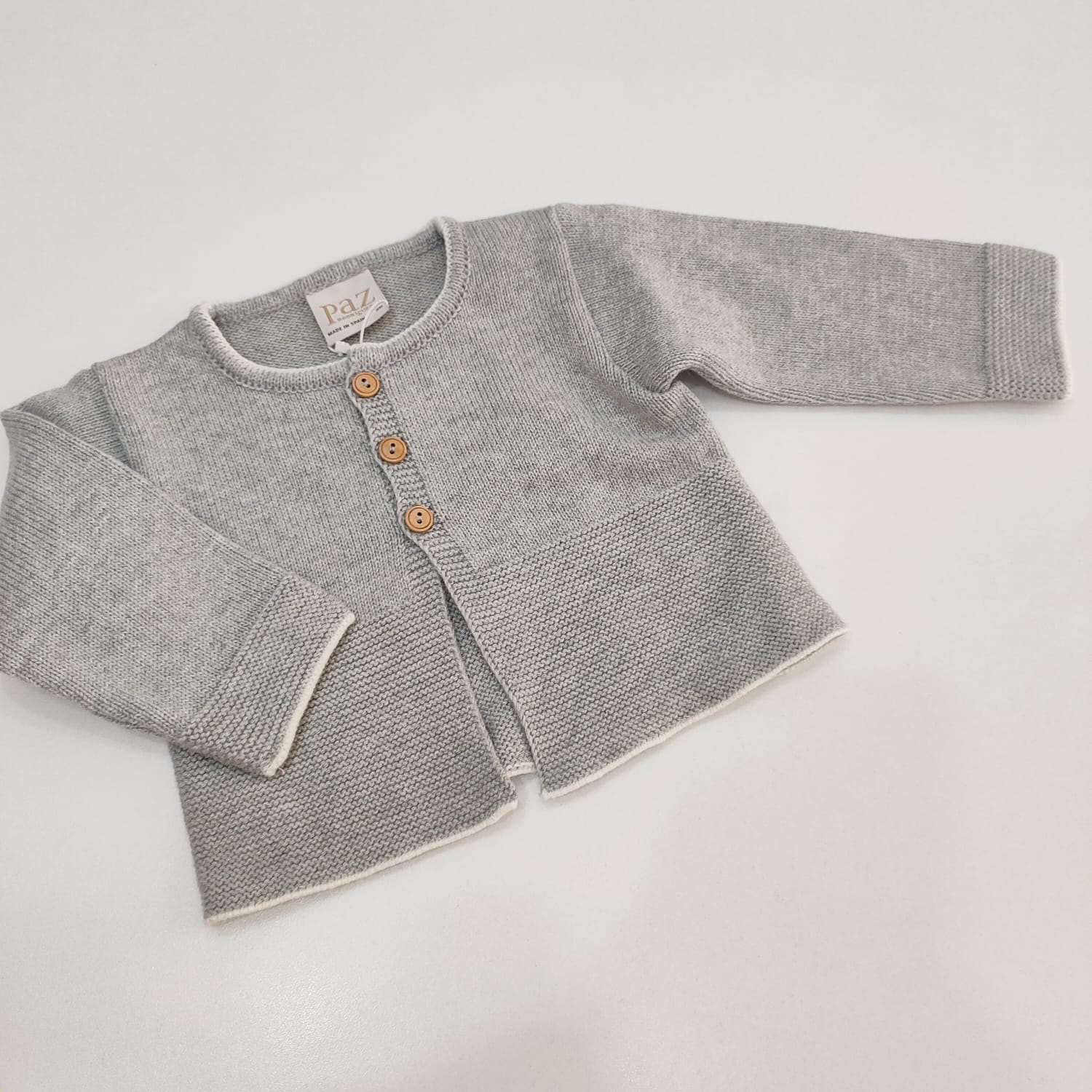 Cardigan in filo con bottoncini in legno PAZ RODRIGUEZ 