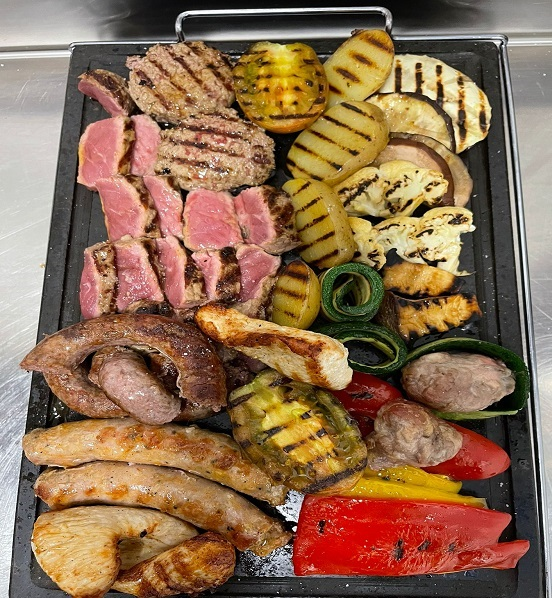DEGUSTAZIONE DI CARNI E VERDURE GRIGLIATE (min. 2 pers.)
