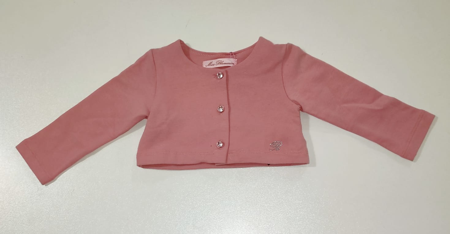 Coprispalle tessuto felpa con bottoni in gioiello MISS BLUMARINE 