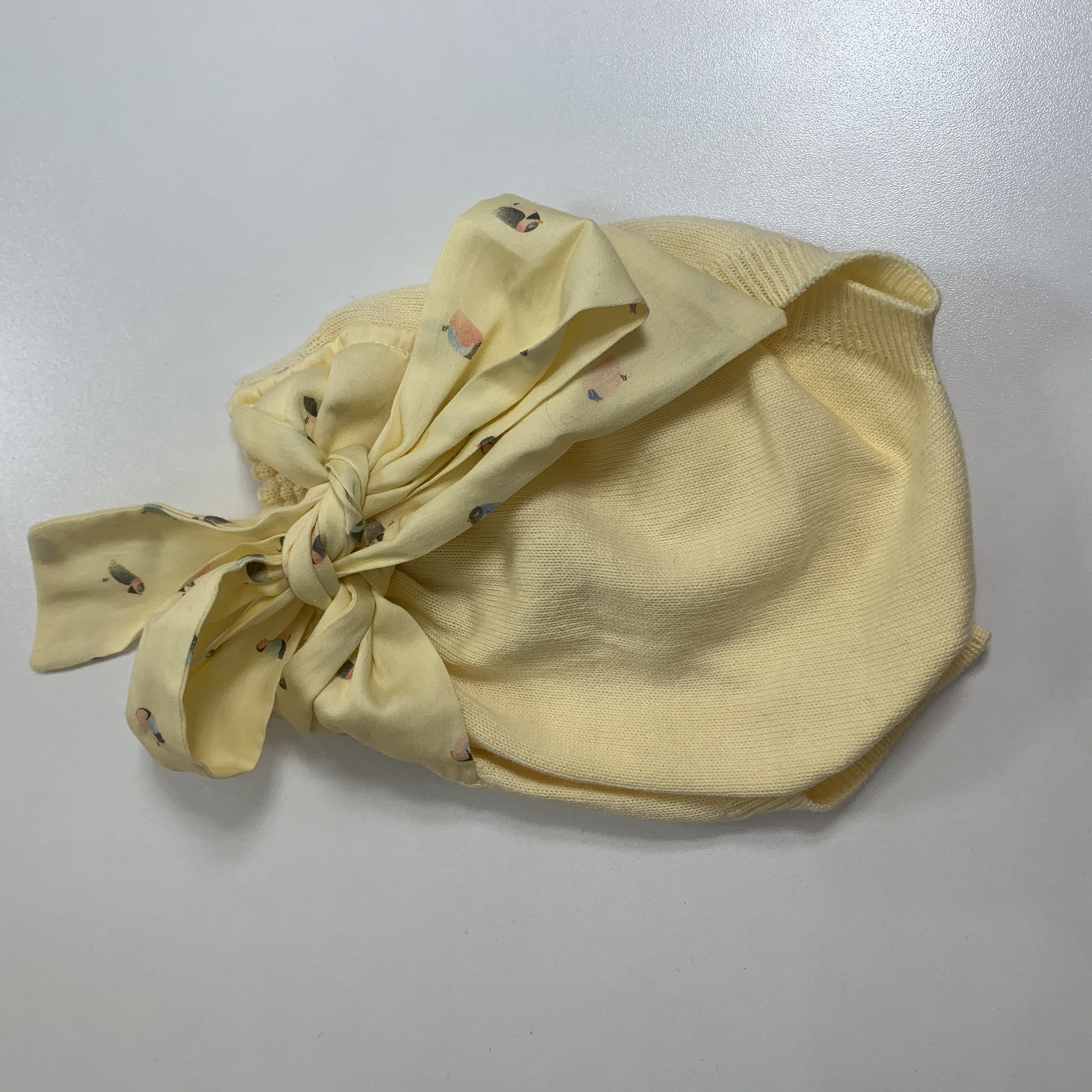 Culotte in filo con fiocco giallo WEDOBLE