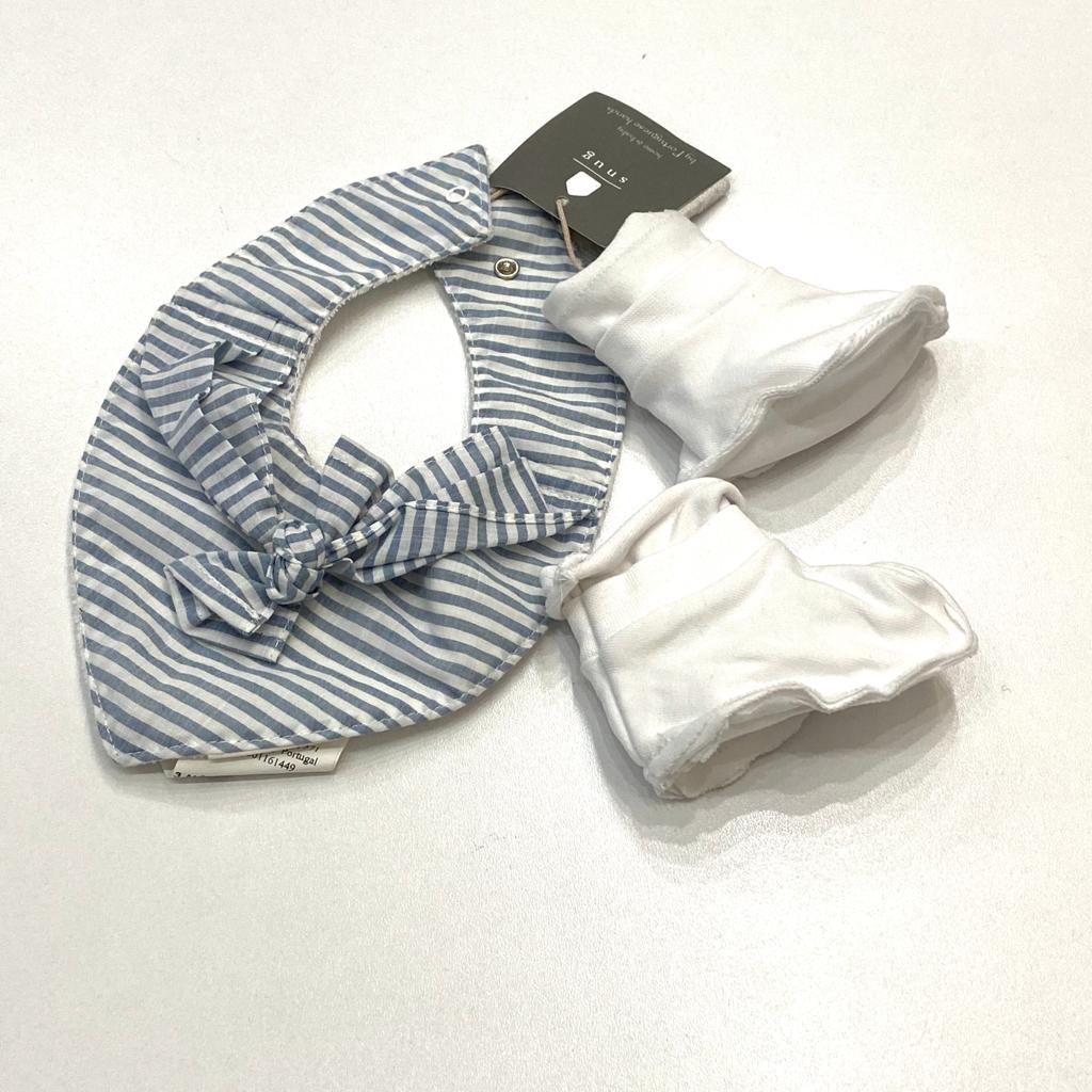 Completo scarpette+bavetta bandana SNUG