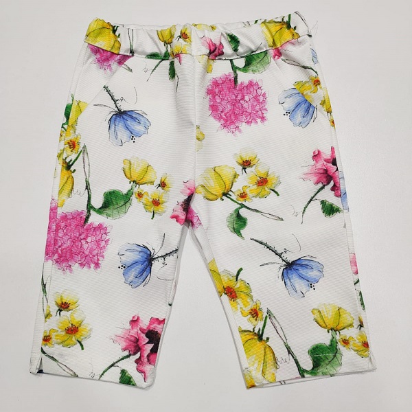 Pantalone con elastico in vita e fantasia floreale MEILISA BAI