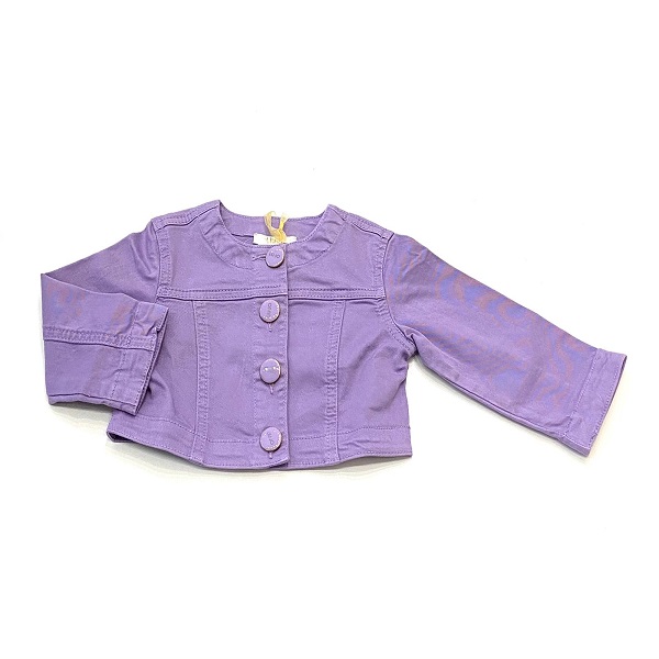 Giubbino cropped scollo giricollo e chiusura centrale con bottoni mules LIU JO 