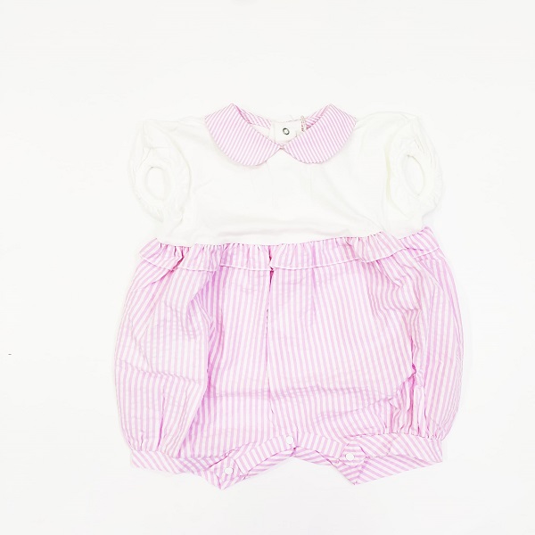 Pagliaccetto con collo e parte inferiore a righe LE BEBE