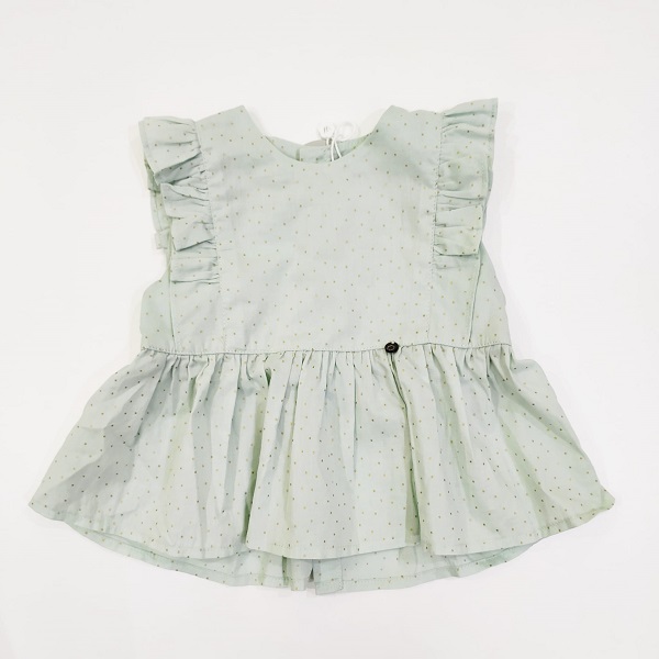 Blusa con rouches a pois WEDOBLE 
