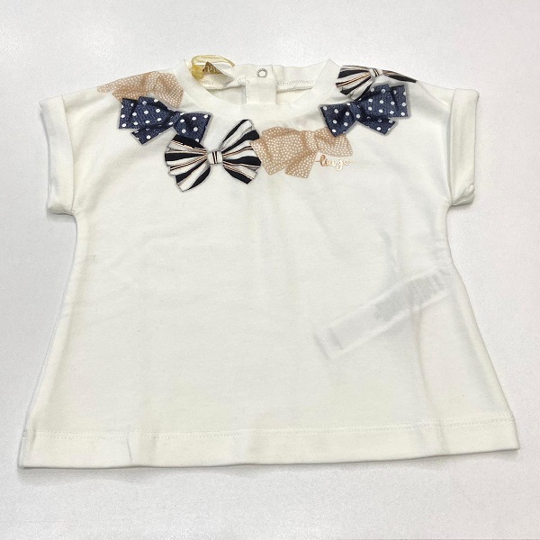 T-shirt stampa fiocchi multifantasia LIU JO