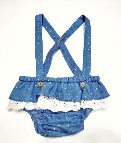 Culotte neonata con bretelle FINA EJERIQUE