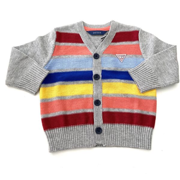 Golfino a fasce multicolore GUESS 