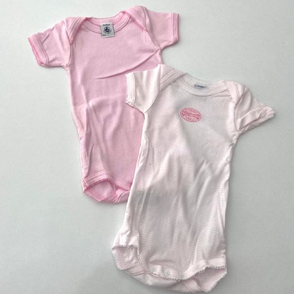 Set 2pz body rosa PETIT BATEAU