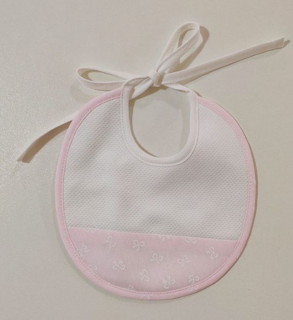 BAVETTE BICOLORE CON FIOCCHI ORIGAMI