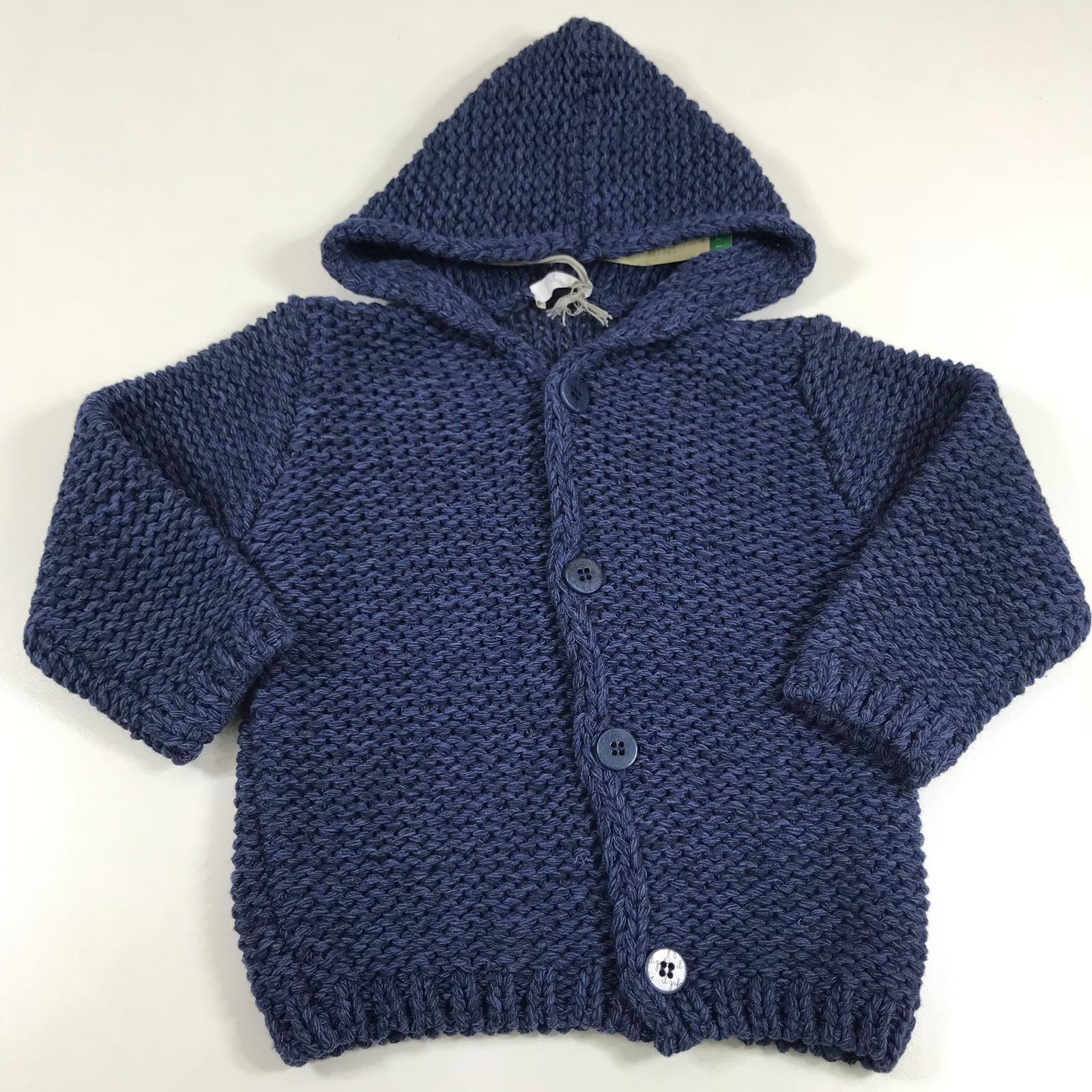 Giacchino in cotone blu IL GUFO