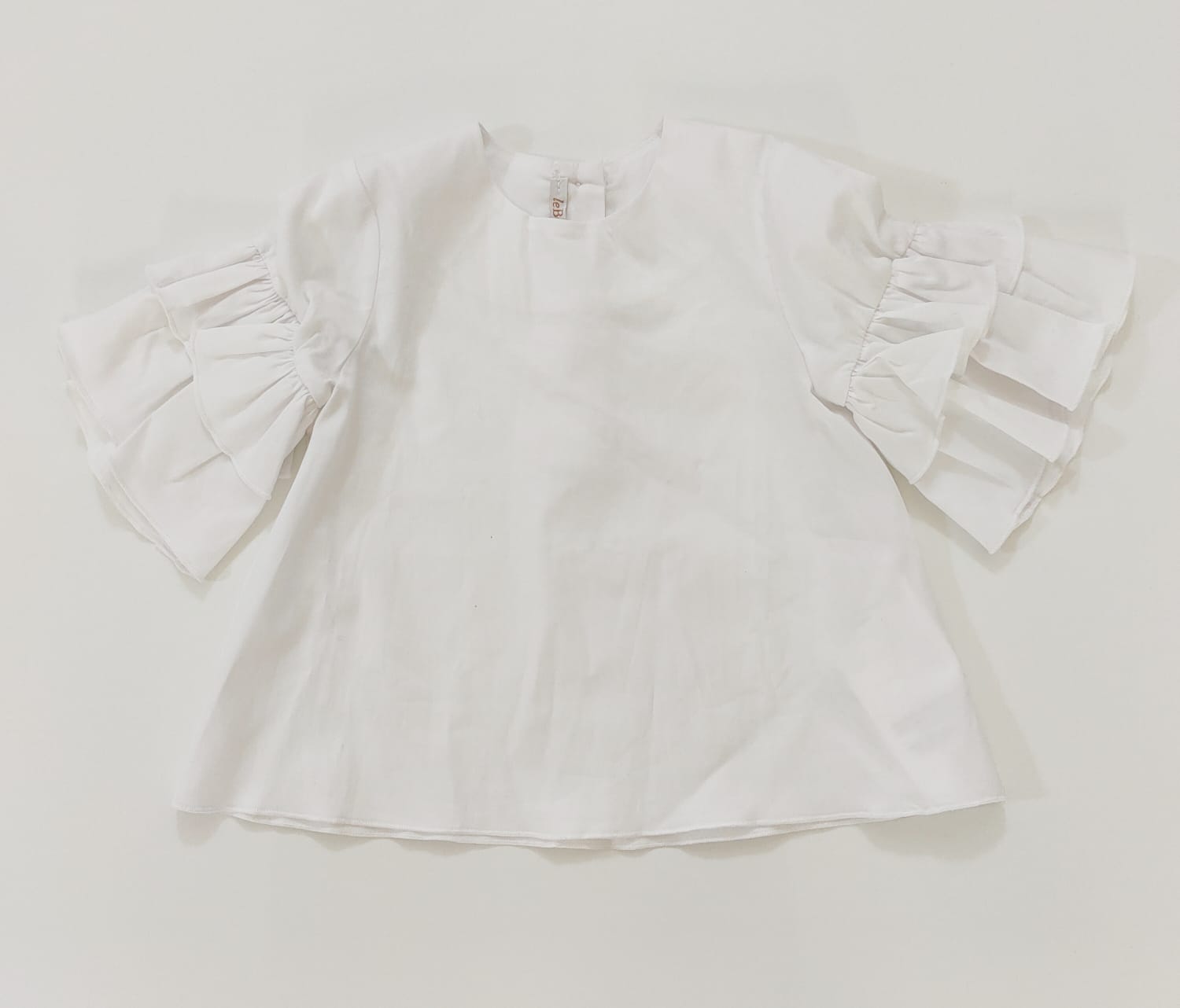 Blusa maniche con volant LE BEBE